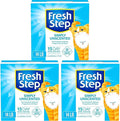 Fresh Step Simply Unscented Clumping Litter,Fresh Step Unscented Cat Litter with Activated Charcoal Technology,14 lb. Box,(Pack of 3)