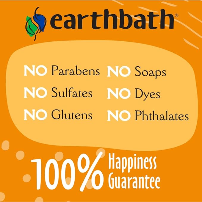 earthbath, Oatmeal & Aloe Dog Shampoo - Oatmeal Shampoo for Dogs, Itchy, Dry Skin Relief, Dog Wash, Made in USA, Cruelty Free Pet Shampoos - Vanilla & Almond, 32 Oz (1 Pack)