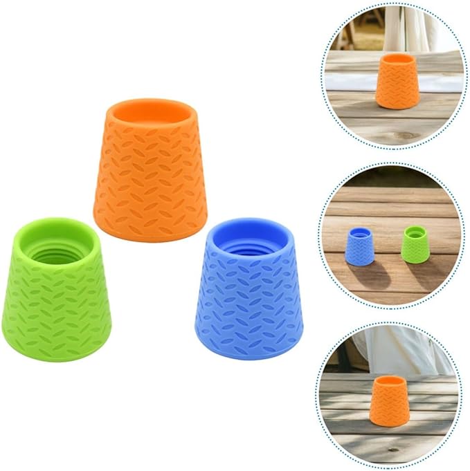BESPORTBLE 3pcs Dog Shower Sprayer Set Portable Silicone Pet Cleaning Kit for Outdoor Use Lightweight Attachment for Efficient Fur and Skin Washing