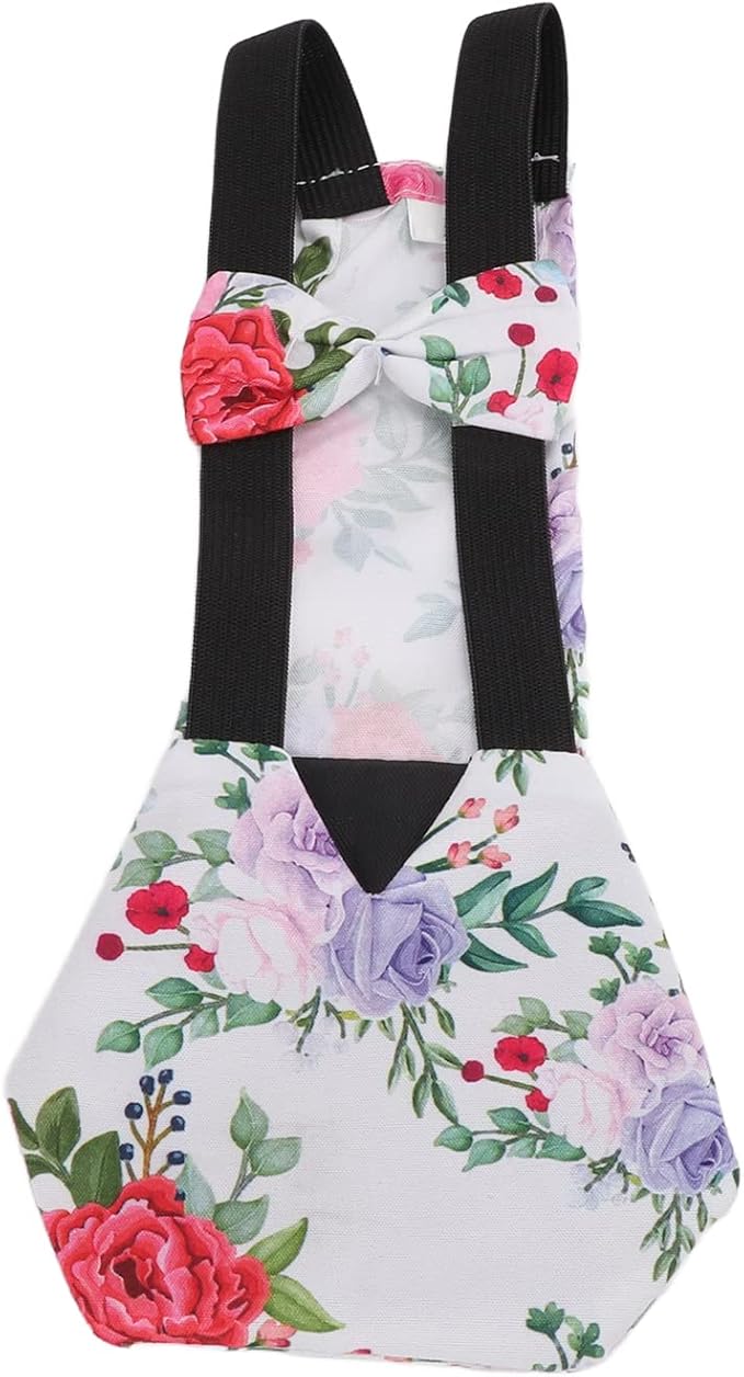 Reusable Poultry Diaper with Bow Tie, Washable Hen Nappy for Chickens Ducks Geese and Roosters