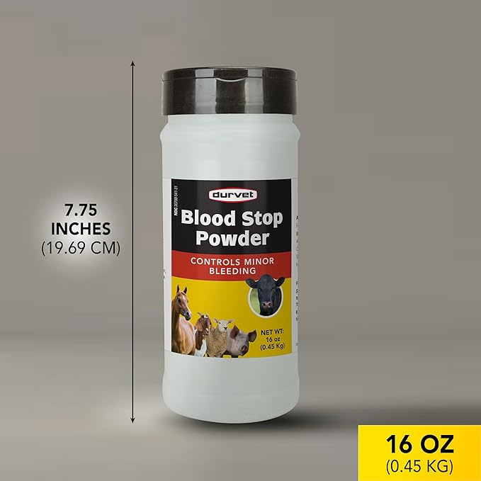 Durvet Blood Stop Powder 16 Oz
