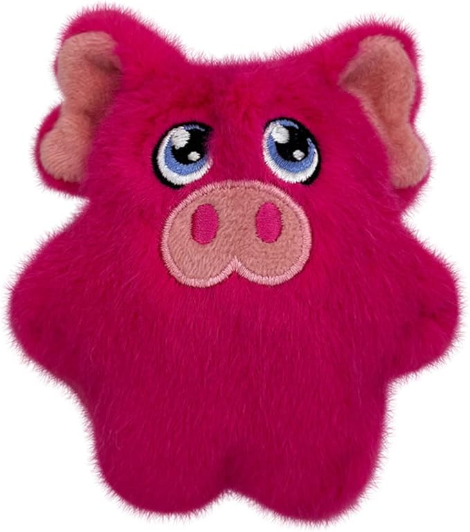 KONG Snuzzles Kiddos Mini Extra Small Dog Toy - Soft Plush Squeaky Toy for Small Dogs & Puppies (Frog/Pig/Duck Combo)