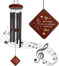 Pet Memorial Gifts for Loss of Dog, 26" pet Memorial Wind Chimes for Outside, Loss of Dogs Sympathy Gift, You Left a paw Print on Our Hearts in Memory of Pets Windchimes