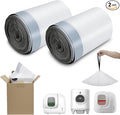 100 Count Cat Litter Box Liners - Fit Pura Max/Pura X, Self-Cleaning Cat Litter Box Replacement Litter Bags, Leak-Proof, 2.5 MIL Tear-Resistant, Drawstring Closure, Unscented Gray
