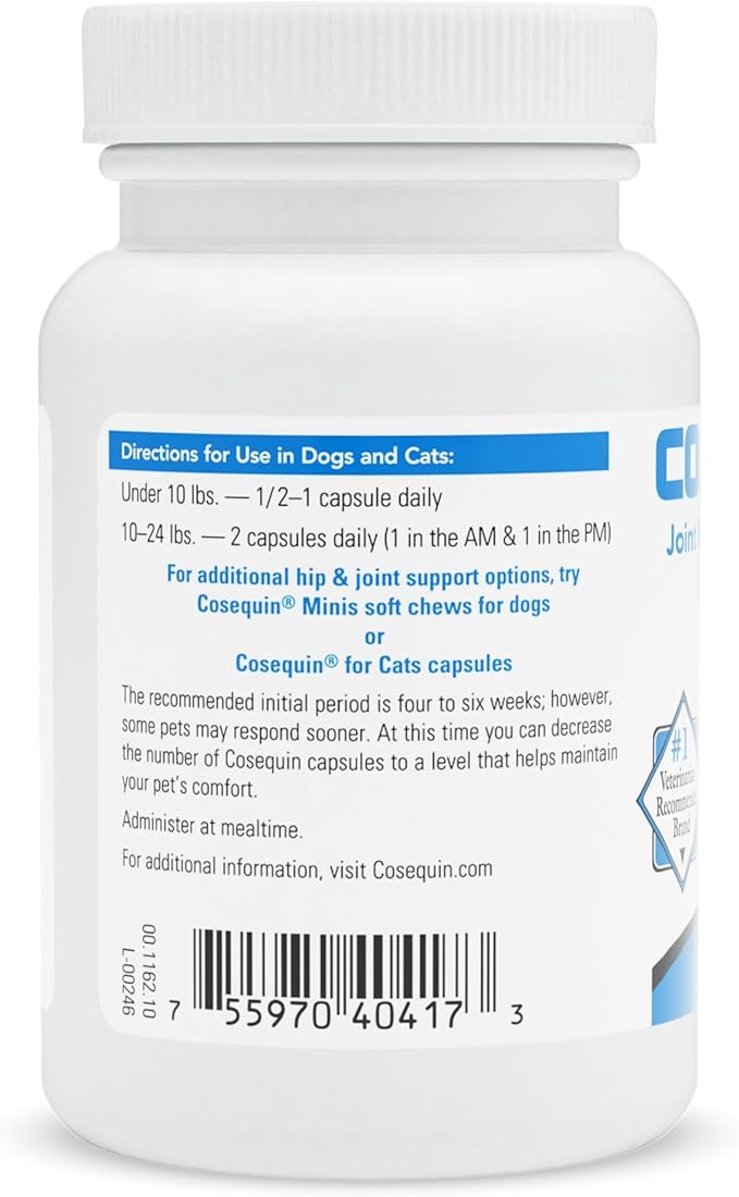 Nutramax Cosequin Single Strength Joint Health Supplement for Pets, 132 Count