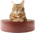Selly's Den Bowl Shaped Cat Scratcher Round Cardboard Cat Bed and Scratcher in One, for Lounging and Scratching (16 inches)