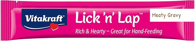 Vitakraft Lick 'n' Lap Meaty Gravy Cat - Salmon - Great for Bonding - Low Calorie Wet Cat Treat - 5 Pack