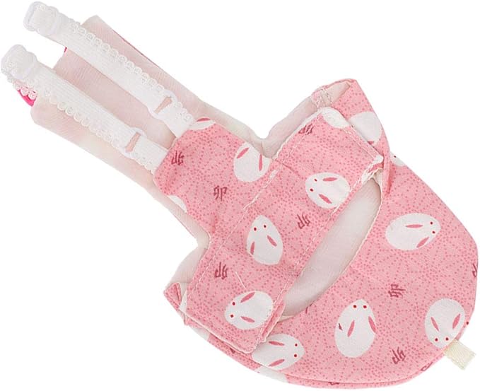 HEEPDD Pet Bird Cute Diaper, Bird Diaper for Parrots, Pigeons, and Other Birds - Convenient for Indoor and Outdoor Use Pet Cute, Soft Cotton Reusable Nan Supplies (M Pink)