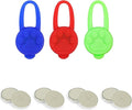 Avando Dog Collar Light, Dog Lights for Might Walking, Waterproof Silicon LED Dog Collar Safety Night Walking Lights for Dog and Cat - Batteries Included (3 pcs)
