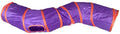 iCAGY Cat Tunnel for Indoor Cats Interactive, Rabbit Tunnel Toys, Pet Toys Play Tunnels for Cats Kittens Rabbits Puppies Crinkle Pop Up 47" Shape S