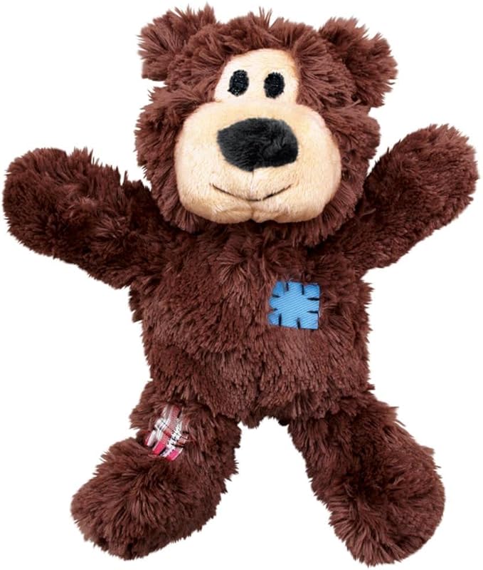 Kong Wild Knots Bears Durable Dog Toys Size:Small/Med Pack of 2 Small Breeds