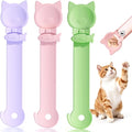 WRW 3 Pcs Cat Treat Spoon, Lickable Cat Treat Spoon Squeeze for Small Pets, Multi-Function Cats Treat Feeder for Licky Treats & Wet Food