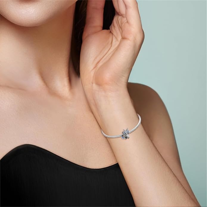 925 Sterling Silver Charm For Bracelets Animals Pets Insects Butterflie Cat Dog Charms Bead For Women Jewelry Gifts