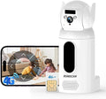 4G LTE Cellular Security Camer Wireless, Monthly Fee, Pet Camera with Speaker for Dog/Cat, Baby Monitor, Power Battery,HD Vision 360°Full View Two-Way Talk,Indoor Home Security