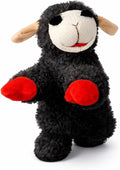 Multipet Lamb Chop | Lamb Chop Dog Toy | Small Dog Toy Lamb Chop Squeaker Toy | Officially Licensed (Black, 10")