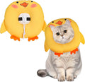 BINGPET Cat Cone Collars Soft,Cat Recovery E Collars After Surgery to Stop Licking,Waterproof Adjustable Elizabeth Neck Cones Cute Pet Donut Pillow for Cats Kitten Puppy Wound Healing After Surgery,S