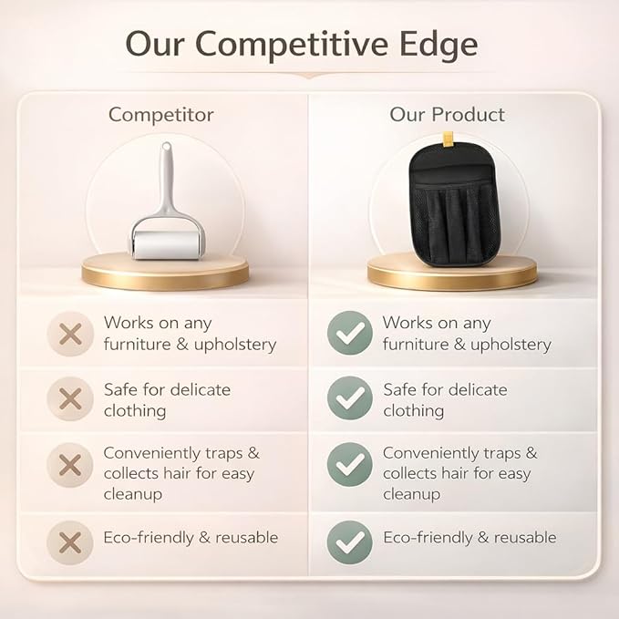 Pet Hair Removal Glove for Cats and Dogs - Electrostatic Pet Hair Remover Glove, Reusable Brush Pet Hair Remover for Couch, Carpet, Car Seat & Laundry（1PCS）