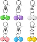 Ouligay 6 PCS Cat Bell for Collar Small Pet Bells for Dog Collars Mini Dog Collar Bells Loud Charm Colorful Pet Pendant Accessories for Training Dogs Training Bell Collars for Cat and Dogs