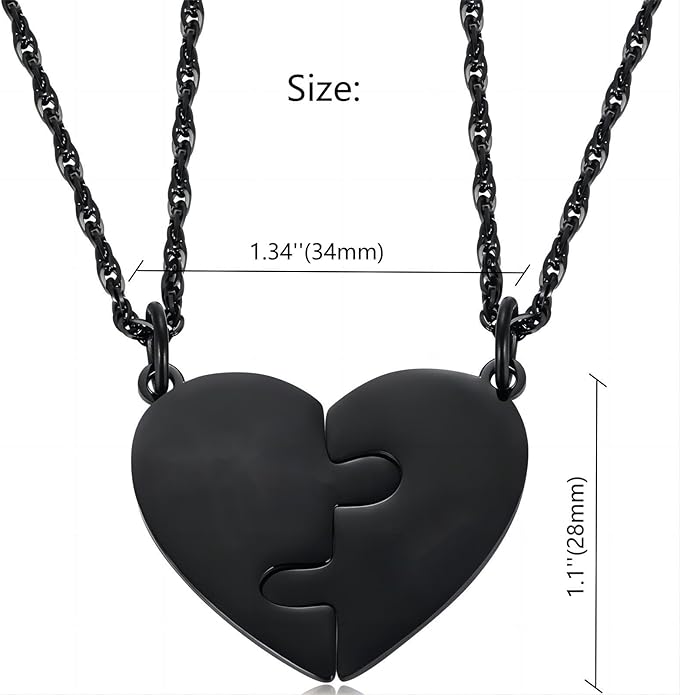 Ralukiia Best Friends Cat Dog Owner Friendship Love Necklace and Collar Charm Gift Set, Cat Dog BFF Necklace for 2, Pet Lover