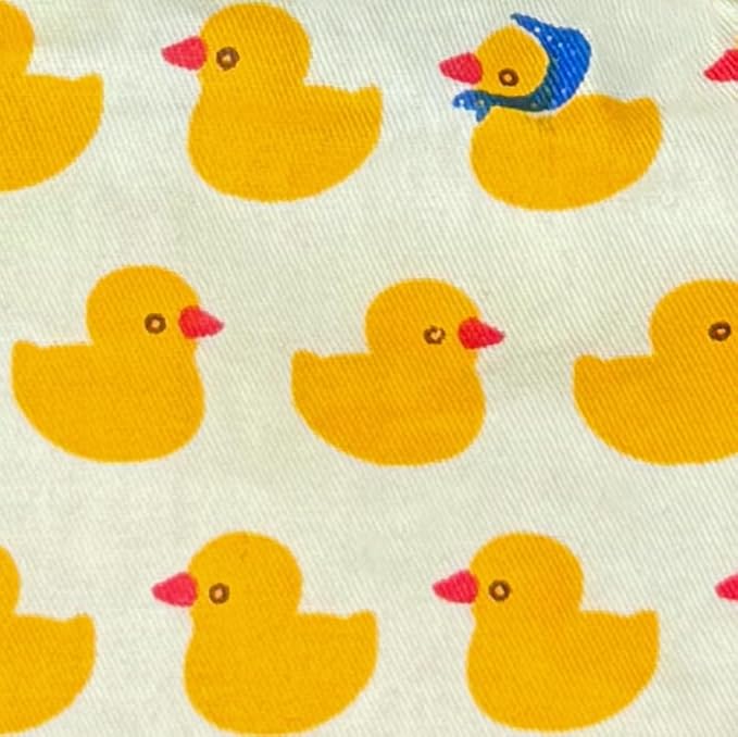 Chicken Diapers Duck Diaper Diaperalls for Hens, Roosters, Ducks, Ducklings - Reusable, Adjustable by Uni Infinity (Yellow Ducks, Chicken XL/Duck Large, 1, Count)