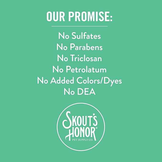 SKOUT'S HONOR Cat Ear Cleaner Solution with Aloe Vera - Alcohol-Free, Fragrance-Free, Non-Medicated Ear Wash for Cats, 4 oz.