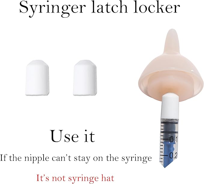 Doggiema Feeding Nipple and Syringes,Puppy Kitten Nipple for Nursing, Newborn Baby Dog Cat Rabbit Feeding Nipple with Nipples Feeder Kit (2)