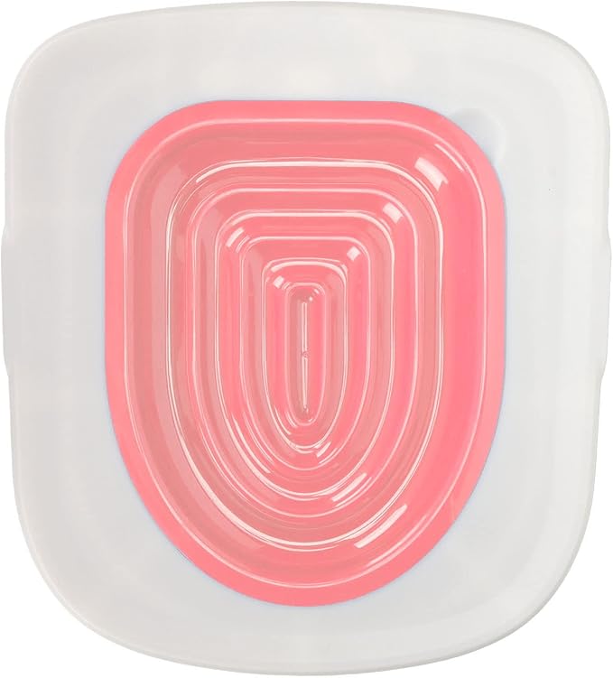 Cat Potty Training Kit, Reusable Cat Urinal Seat for Teaching Toilet Training (White Tray, 1)