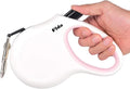 Fida Retractable Dog Leash Large Breed, Heavy Duty 16 ft Dog Walking Leash for Large Dogs up to 110 lbs, 360° Tangle Free, White