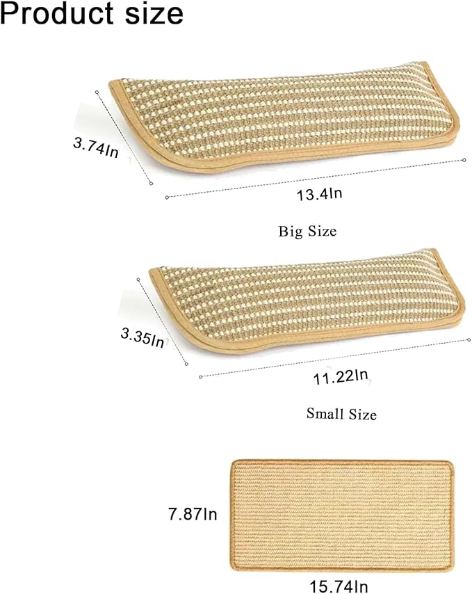 Interactive Catnip Chew Toy, Interactive Catnip Pillow with Soft Sisal Pad for Cats, Bite Resistant Kitten Teething Toys (Large,Mint Pillow + Pad)