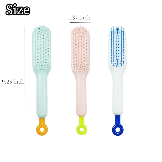 Scalable Small Grooming Dog Brush, Puppy Massaging Hair Brush, for Small Dogs Cats Rabbits of All Hair Types (Blue)
