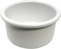 Crock-Style White Plastic Bird Dish 28 oz