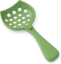 Small cat Litter Scooper with Holder: Perfect for Small Spaces. cat Litter Scooper with Holder: Easy to Store Anywhere. cat Scooper for Litter Box - Pellet Litter Scoop (Green)