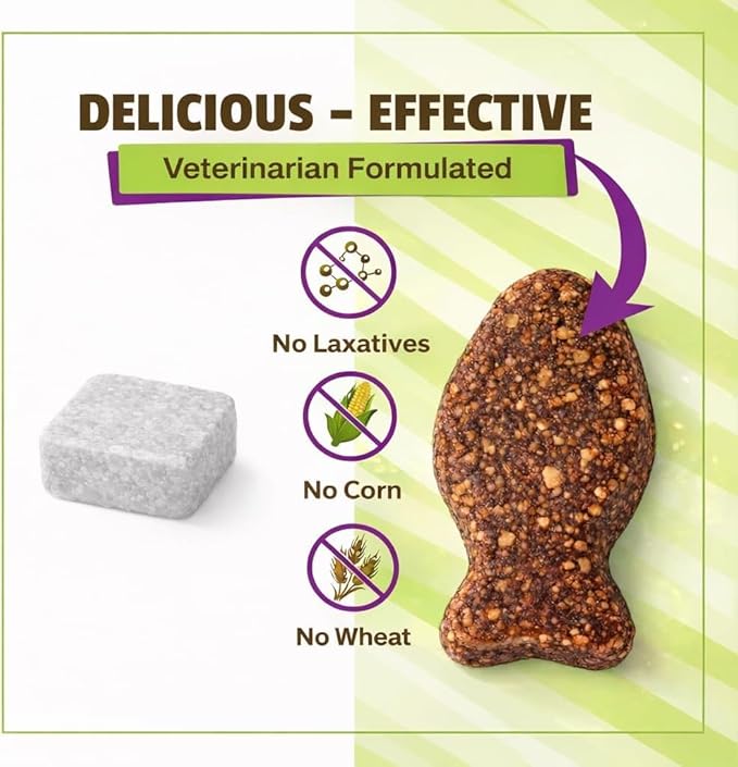 Pet Naturals Hairball Relief for Cats, 30 Chicken Liver Flavored Soft Chews, Hairball Treatment with Psyllium, Omega 3 & 6, Zinc and Biotin, Supports Digestion & Skin Coat, No Corn or Wheat