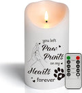 Pet Memorial Gifts for Dogs Cats Loss of Dog Sympathy Gift, Sympathy Candle for Doggie, Condolence Present for Pet Lovers, Friends to Remember Doggie, Marking Bereavement And Grief(4" x 7")