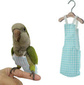 Quaker Parrot Flight Suits Diapers for Monk Parakeets, Cockatiels Flight Suits, Parrot Clothes, Bird Training Nappy Suit Liners Clothes with Hanger Leash Hole for Sun Conure Senegal Lorikeet