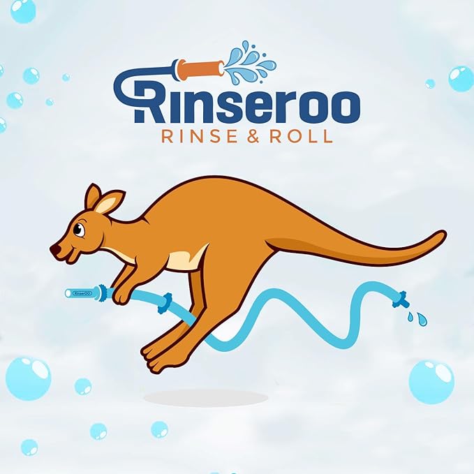 (2 Pack) Replacement Hose Connectors for Rinseroo TUB Faucet & Sprayer, Slip-On Hose Attachment for Cleaning Tubs & Bathing Pets. Faucet Adapter Fits Spouts Up to 3" Wide (Rinseroo Sold Separately)…