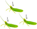 TTcat Feather Cat Toy Attachments,3 Pcs Simulation Insects Grasshopper Refills, Cat Toys Replacement Feathers for Cat Wand.