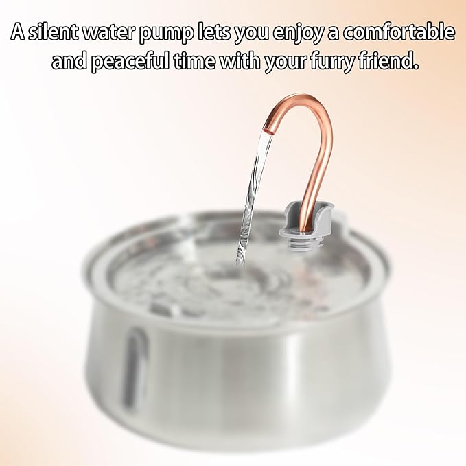 Cat Water Fountain Replacement Accessories Set, Kitty Water Fountain Kit Including Spout & Spout Holder Practical Maintenance Kit for Pet Drinking Dispenser