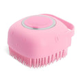 Pet Dog Shampoo Massager Brush Cat Massage Comb Grooming Scrubber Shower Brush for Bathing Short Hair Soft Silicone Brushes