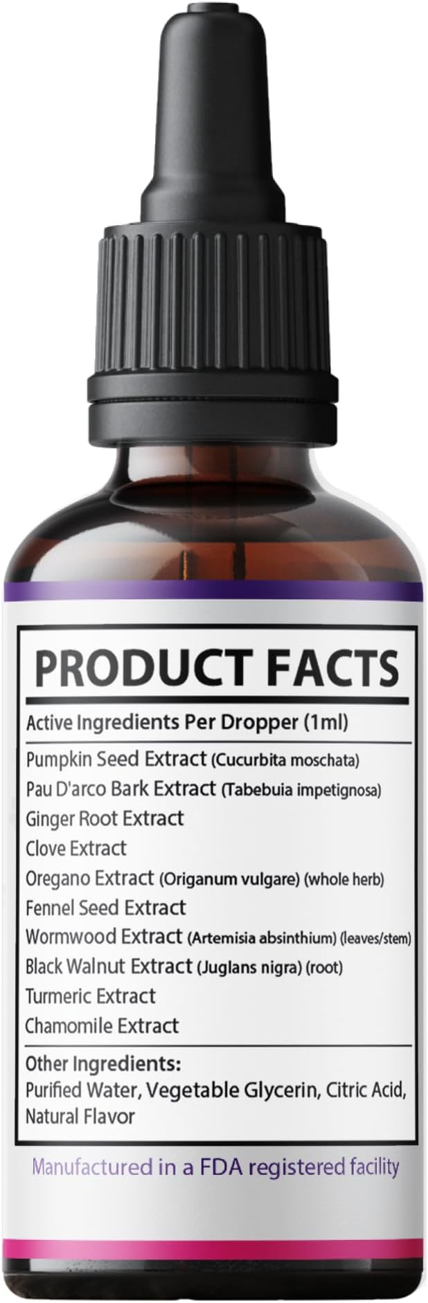 eDNA Pet Herbal Cleanse Drops for Cats & Dogs – Natural PAU D’Arco & Plant-Based Blend – Daily Digestive & Immune Wellness Support – 2 fl oz