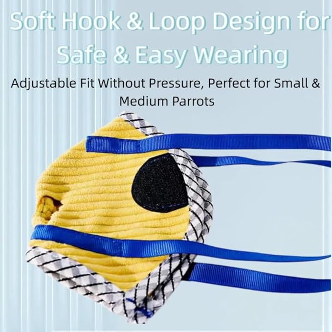 Portable Bird Carrier Bag with Harness, Escape Resistant Parrot Carrier & Bird Travel Bag for Parakeet, Cockatiel, Conure, Pigeon, Small Medium Birds, Random Color (Small)