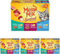Meow Mix Seafood Favorites Chunks in Gravy Wet Cat Food Variety Pack, 2.75 Ounce (Pack of 48)