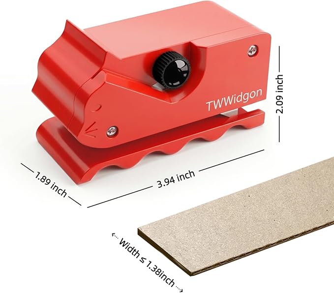 Cardboard Cutter for Cat Scratchers,Includes 10 Blades,3m nylon reusable strap,Non 3D Printed,DIY Cat Scratchers Cardboard Strip Tool,,Cardboard Cutting Machine for Cat Lovers (Red, Non-3D Printed)