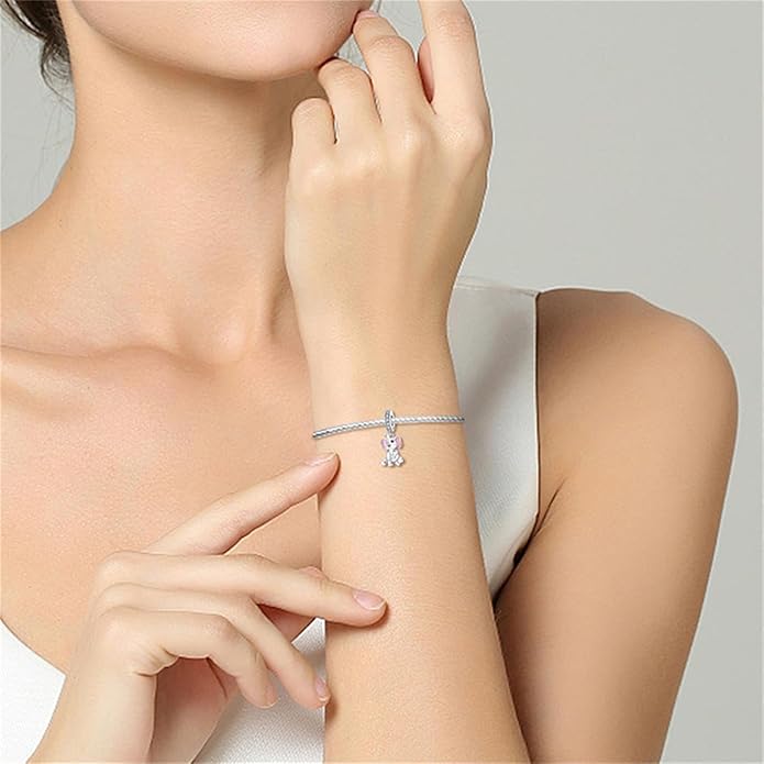 925 Sterling Silver Charm For Bracelets Animals Pets Insects Butterflie Cat Dog Charms Bead For Women Jewelry Gifts