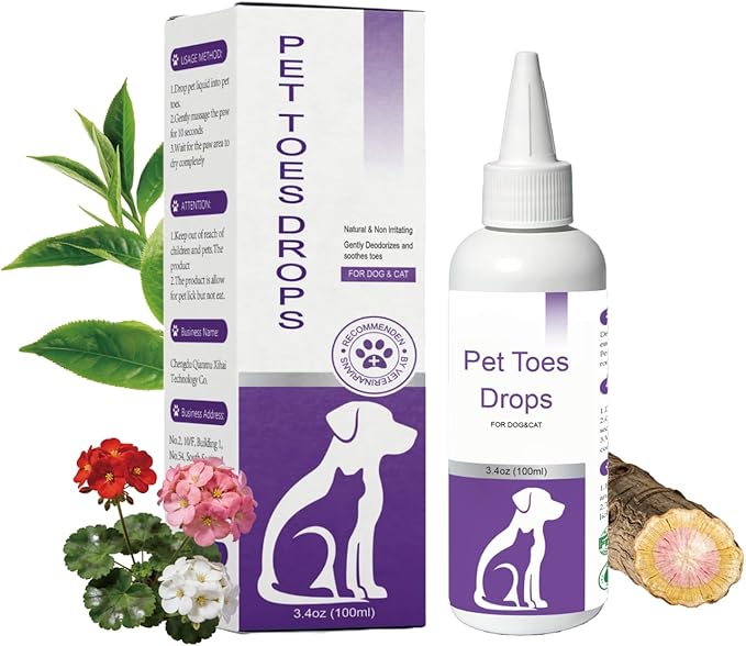 Paw Cleaner for Dogs and Cat – Lick Safe No-Rinse Dog Paw Cleaner, pH-Balanced,Cleans Muddy Paws/Odour, Soothes Sensitive Paws,Time-Saving Portable