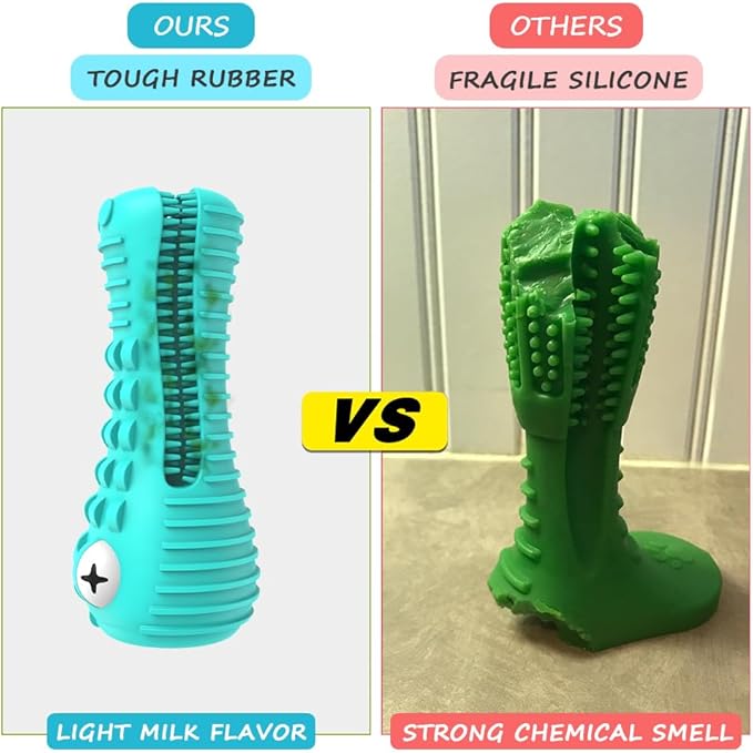 Dog Toys for Aggressive Chewers Large Medium Breed, Indestructible Dog Chew Toys, Squeaky Interactive Tough Extremely Durable, Dogs Toothbrush Toys to Keep Them Busy