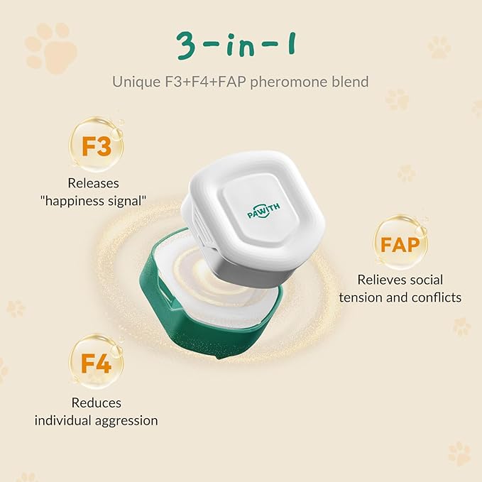 Cat Calming Gel Diffuser for Travel – Pheromone Diffuser for Cats & Kittens to Reduce Anxiety and Stress-Related Behaviors, No Electricity Needed, Long-Lasting Enhanced Calming Aid (1 Pack)