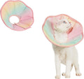 Touchdog Soft Cat Cone Collar, Waterproof Recovery Collar for Cats After Surgery, Lightweight Elizabethan Collar for Kittens, Small to Large