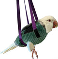 DRESSO Portable Bird Carrier Bag, Escape Resistant Parrot Carrier Bag Harness for Small Medium Parrots, Cockatiel,Green-cheeked Conure, Random Color (Large)