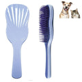 Soft Bristle Puppy Brush for Small Dogs - Gentle Grooming Brush for Shih Tzu, Yorkie, Maltese & Maltipoo. Effective Dog Hair Remover for Tangles & Shedding (Purple)